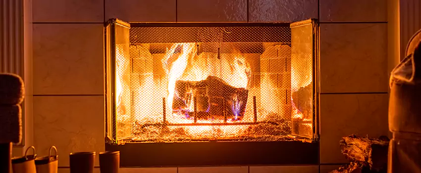 Mendota Hearth Landscape Fireplace Installation in Oildale, California