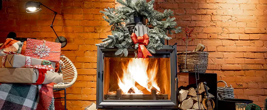 Travis Industries Linear Gas Fireplace Installation in Oildale, California