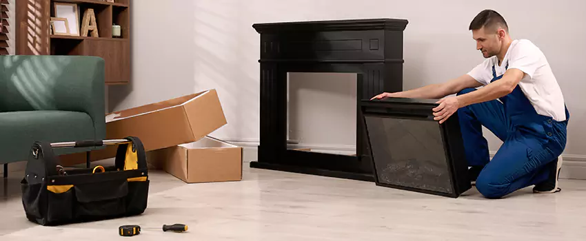 Old Rusted Metal Fireplace Repair And Replacement in Oildale, CA